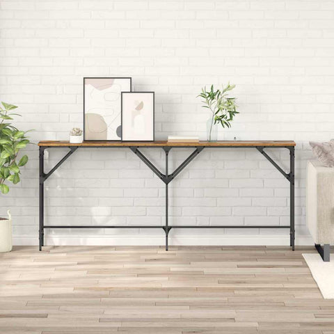 vidaXL Console Table Old wood 180 x 29 x 75 cm Engineered wood