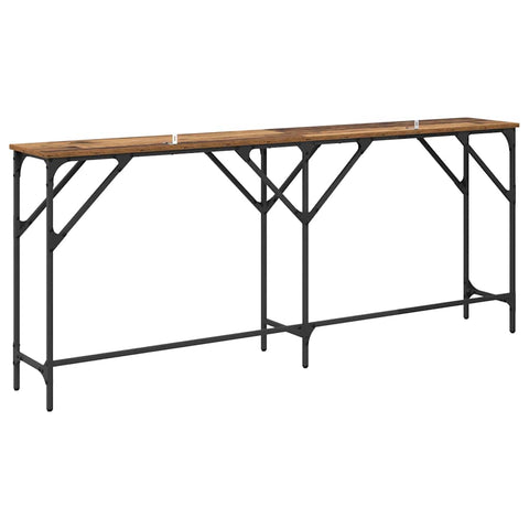 vidaXL Console Table Old wood 180 x 29 x 75 cm Engineered wood