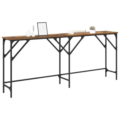 vidaXL Console Table Old wood 180 x 29 x 75 cm Engineered wood