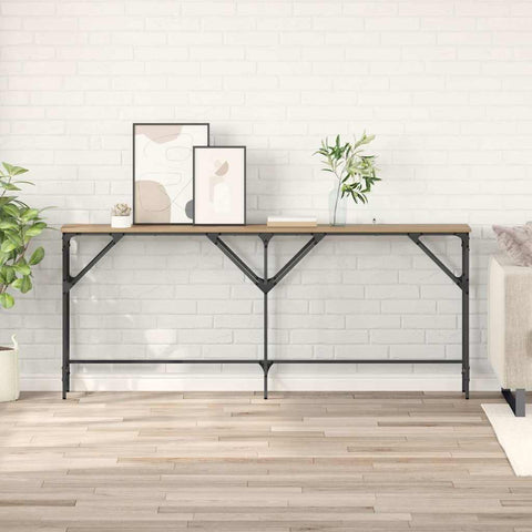 vidaXL Console Table Artisan oak 180 x 29 x 75 cm Engineered wood