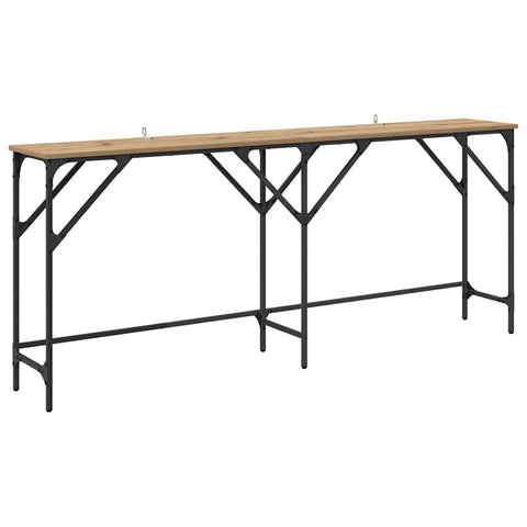 vidaXL Console Table Artisan oak 180 x 29 x 75 cm Engineered wood
