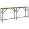 vidaXL Console Table Artisan oak 180 x 29 x 75 cm Engineered wood