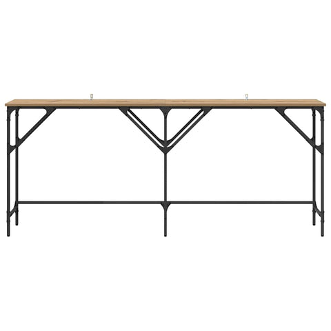 vidaXL Console Table Artisan oak 180 x 29 x 75 cm Engineered wood