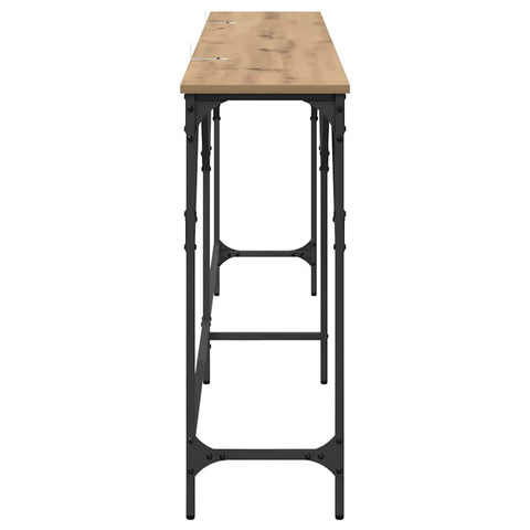 vidaXL Console Table Artisan oak 180 x 29 x 75 cm Engineered wood
