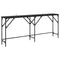 vidaXL Console Table Black oak 180 x 29 x 75 cm Engineered wood