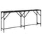 vidaXL Console Table Black oak 180 x 29 x 75 cm Engineered wood