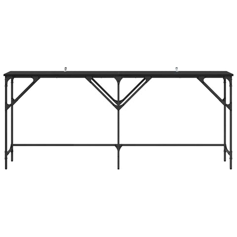 vidaXL Console Table Black oak 180 x 29 x 75 cm Engineered wood
