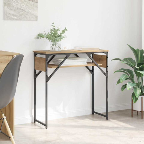 vidaXL ConsoleTable Artisan oak 75x30x75cm Engineered Wood