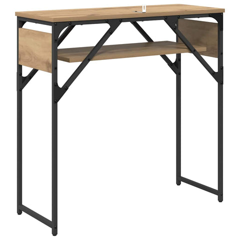 vidaXL ConsoleTable Artisan oak 75x30x75cm Engineered Wood