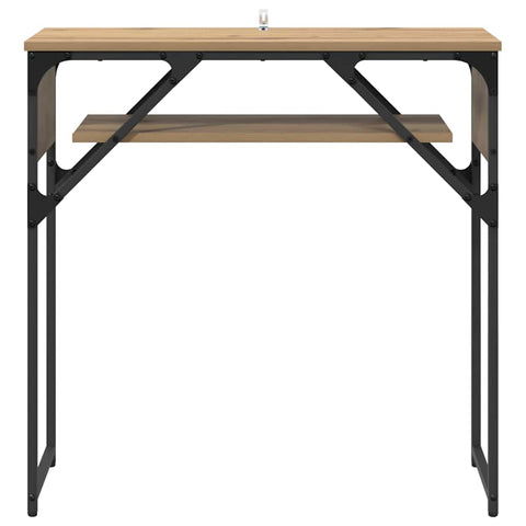 vidaXL ConsoleTable Artisan oak 75x30x75cm Engineered Wood