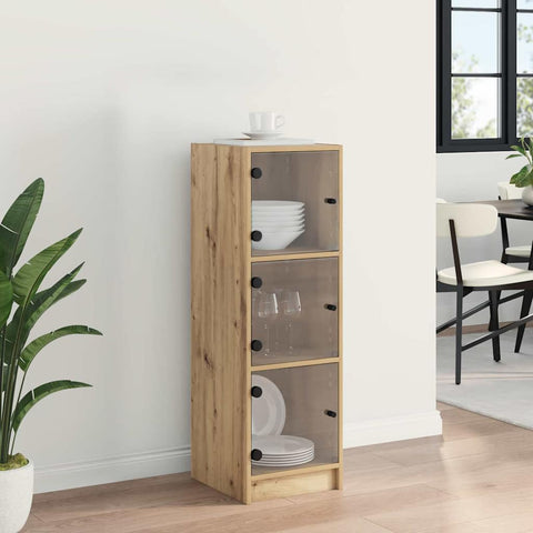 vidaXL Highboard Artisan Oak 35 x 37 x 109 cm Engineered Wood