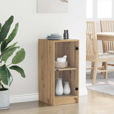 vidaXL Sideboard Artisan oak 35 x 37 x 76 cm Engineered wood