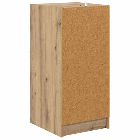 vidaXL Sideboard Artisan oak 35 x 37 x 76 cm Engineered wood