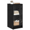 vidaXL Sideboard Black oak 35 x 37 x 76 cm Engineered wood