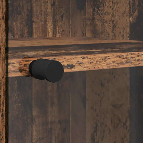 vidaXL Highboard Old Wood 35 x 37 x 142 cm Engineered Wood