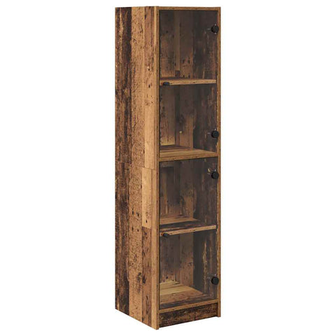 vidaXL Highboard Old Wood 35 x 37 x 142 cm Engineered Wood