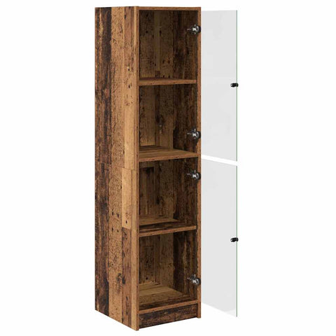 vidaXL Highboard Old Wood 35 x 37 x 142 cm Engineered Wood