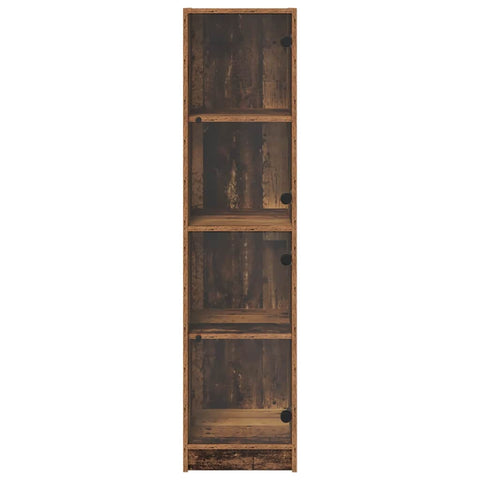 vidaXL Highboard Old Wood 35 x 37 x 142 cm Engineered Wood