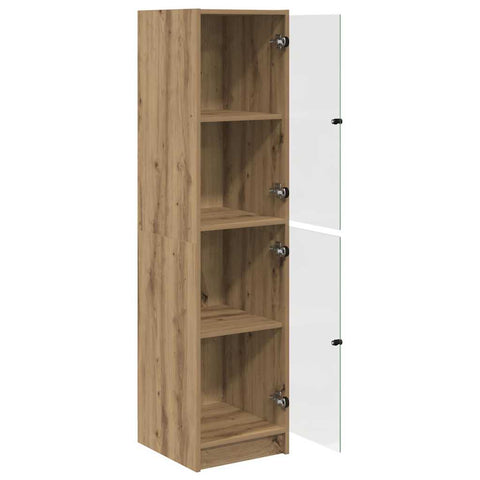 vidaXL Highboard Artisan Oak 35 x 37 x 142 cm Engineered Wood