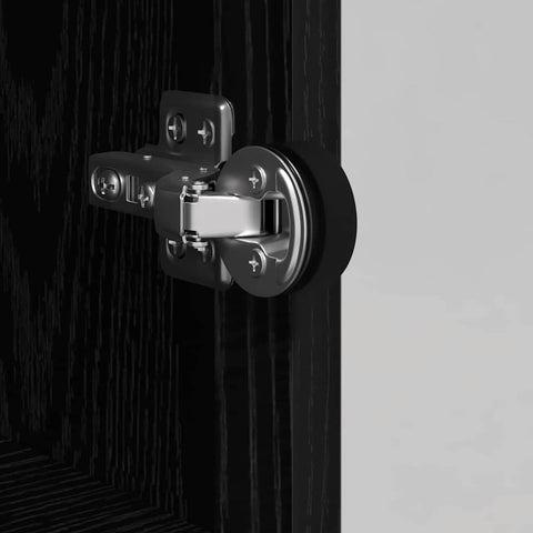 vidaXL Highboard Black Oak 35 x 37 x 142 cm Engineered Wood