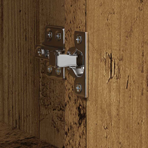 vidaXL Highboard Old Wood 35 x 37 x 142 cm Engineered Wood