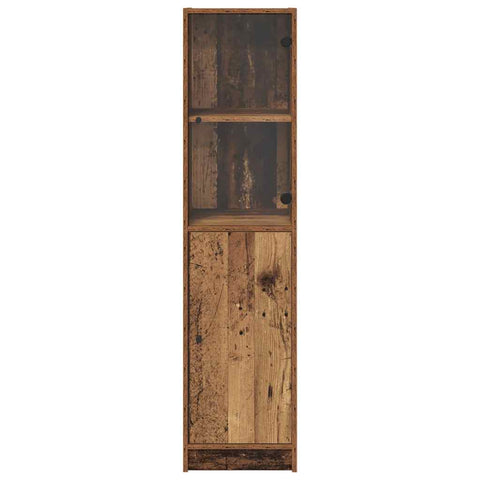 vidaXL Highboard Old Wood 35 x 37 x 142 cm Engineered Wood
