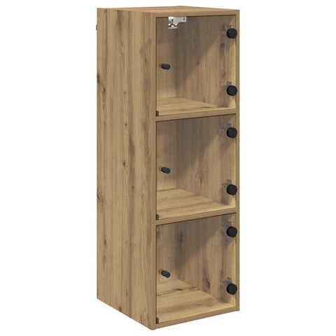 vidaXL Wall Cabinet Artisan Oak 35 x 37 x 102 cm Engineered Wood