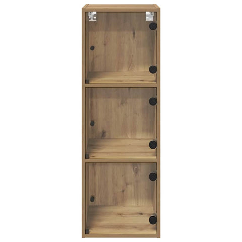vidaXL Wall Cabinet Artisan Oak 35 x 37 x 102 cm Engineered Wood