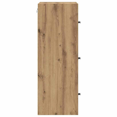 vidaXL Wall Cabinet Artisan Oak 35 x 37 x 102 cm Engineered Wood