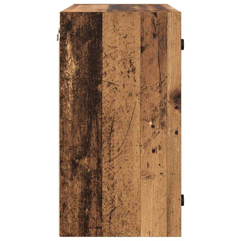 vidaXL Wall Cabinet Old Wood 68 x 37 x 68.5 cm Engineered Wood