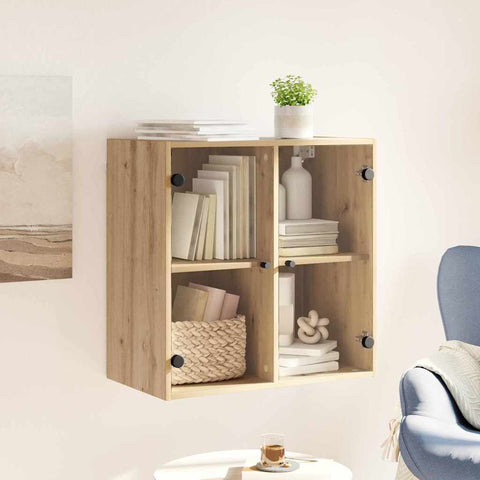 vidaXL Wall Cabinet Artisan Oak 68 x 37 x 68.5 cm Engineered Wood
