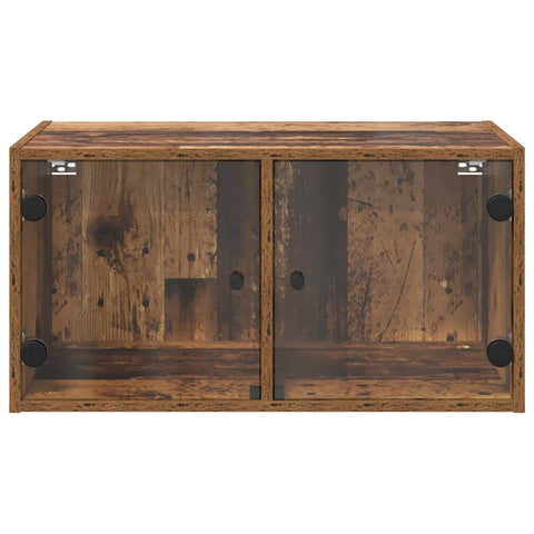 vidaXL Wall Cabinet Old Wood 68 x 37 x 35 cm Engineered Wood