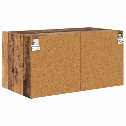 vidaXL Wall Cabinets 2 pcs Old Wood 68 x 37 x 35 cm Engineered Wood
