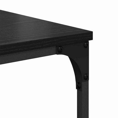 vidaXL Bookcase Black Oak 76 x 33 x 188.5 cm Engineered Wood