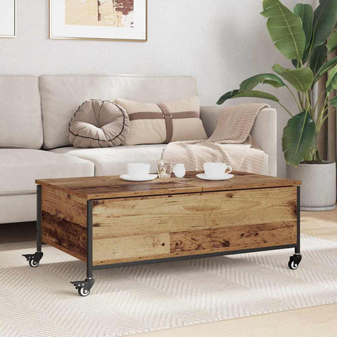 vidaXL Coffee Table Old Wood 91 x 55 x 32 cm Engineered Wood