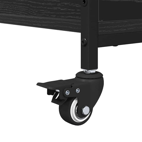 vidaXL Coffee Table Black Oak 91 x 55 x 32 cm Engineered Wood