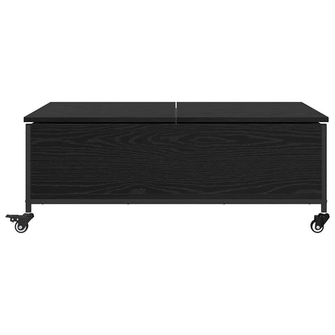 vidaXL Coffee Table Black Oak 91 x 55 x 32 cm Engineered Wood