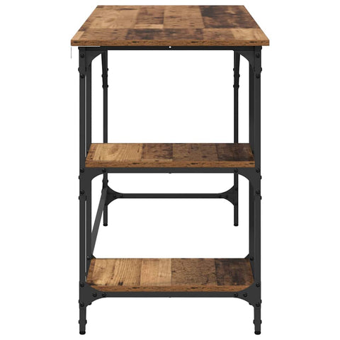 vidaXL Desk Old Wood 120 x 50 x 75 cm Engineered Wood