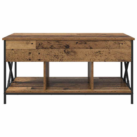 vidaXL Coffee Table Old wood 100 x 55 x 50 cm Engineered wood