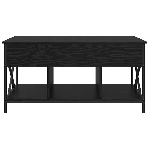 vidaXL Coffee Table Black oak 100 x 55 x 50 cm Engineered wood