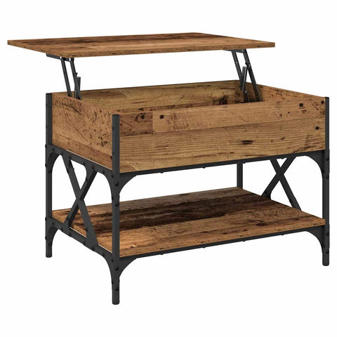 vidaXL Coffee Table Old Wood 70 x 50 x 50 cm Engineered Wood