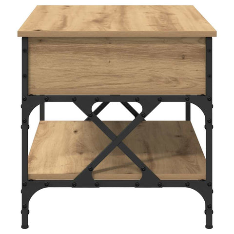 vidaXL Coffee Table Artisan Oak 70 x 50 x 50 cm Engineered Wood