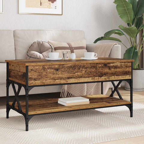 vidaXL Coffee Table Old Wood 100 x 50 x 50 cm Engineered Wood
