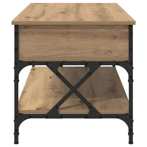 vidaXL Coffee Table Artisan Oak 100 x 50 x 50 cm Engineered Wood