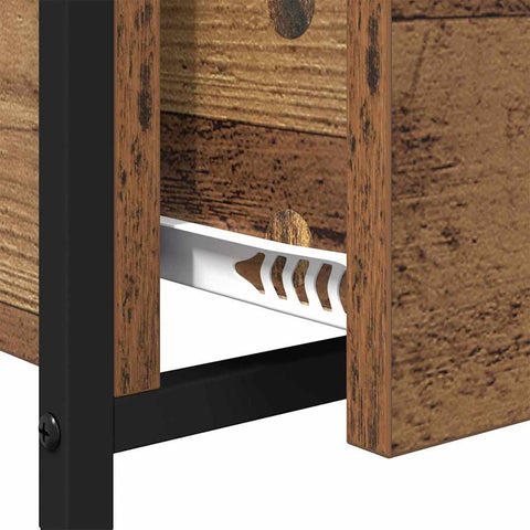 vidaXL Coffee Table with Drawer Old wood 70x50x50cm Engineered Wood