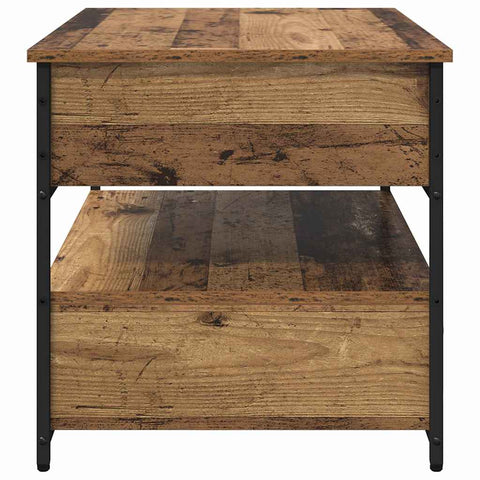 vidaXL Coffee Table with Drawer Old wood 70x50x50cm Engineered Wood