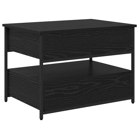 vidaXL Coffee Table with Drawer Black oak 70x50x50cm Engineered Wood