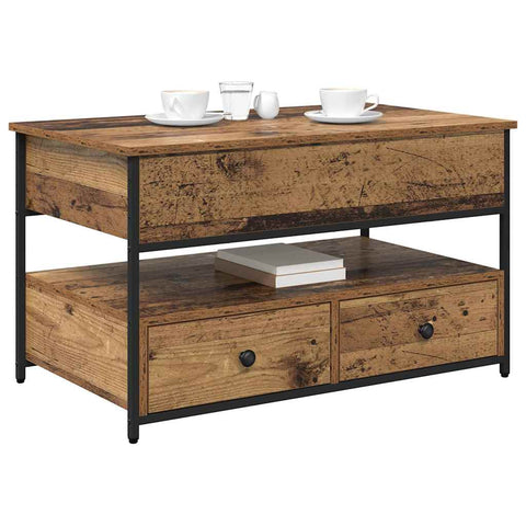 vidaXL Coffee Table Old Wood 85 x 50 x 50 cm Engineered Wood