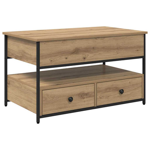 vidaXL Coffee Table Artisan Oak 85 x 50 x 50 cm Engineered Wood