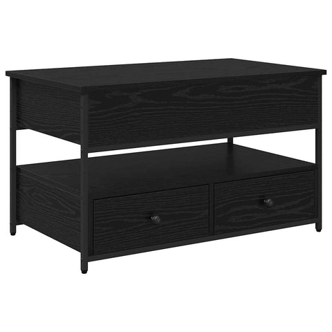 vidaXL Coffee Table Black Oak 85 x 50 x 50 cm Engineered Wood